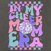Cute Retro In My Cheer Mom Era Cotton Canvas Backpack