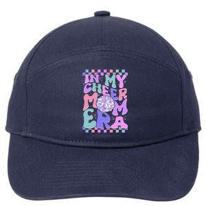 Cute Retro In My Cheer Mom Era 7-Panel Snapback Hat