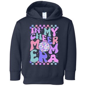 Cute Retro In My Cheer Mom Era Toddler Hoodie