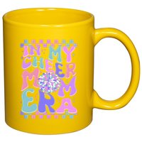 Cute Retro In My Cheer Mom Era 11oz C Handle Ceramic Mug