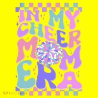 Cute Retro In My Cheer Mom Era Women's V-Neck T-Shirt