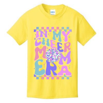 Cute Retro In My Cheer Mom Era Kids T-Shirt
