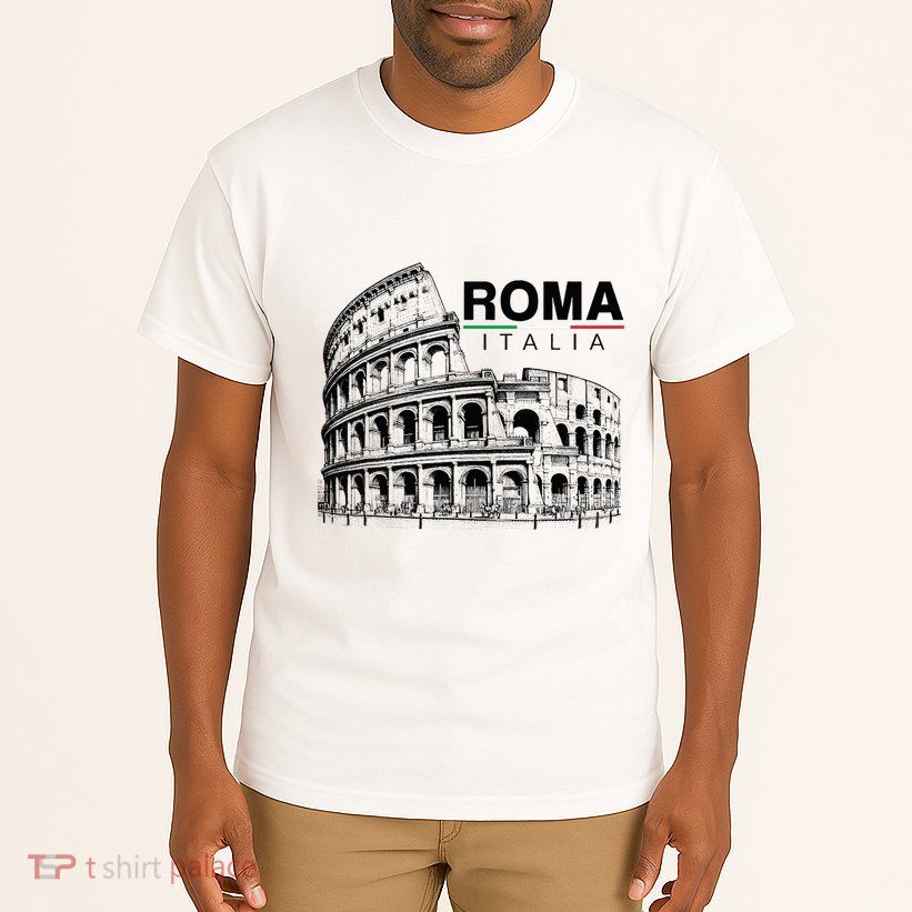 Colosseum Rome Italy Vintage Souvenir Colosseo Roma Italia Tall T-Shirt