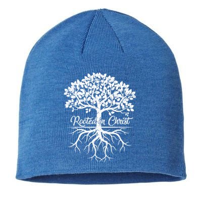 Cool Rooted In Chrisgift Christian Faith Gift Bible Verse Gift Sustainable Beanie