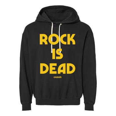 Creem Rock Is Dead Garment-Dyed Fleece Hoodie