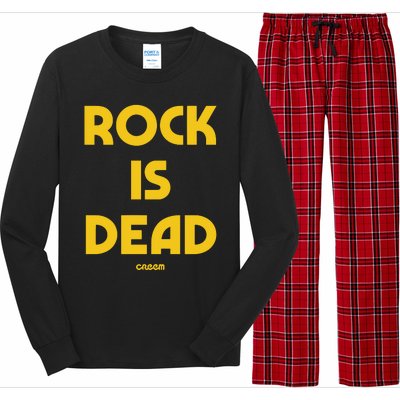 Creem Rock Is Dead Long Sleeve Pajama Set