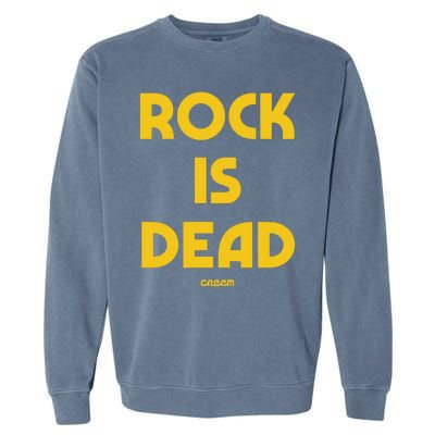 Creem Rock Is Dead Garment-Dyed Sweatshirt