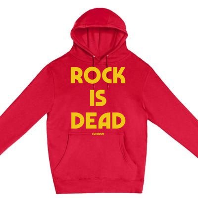 Creem Rock Is Dead Premium Pullover Hoodie