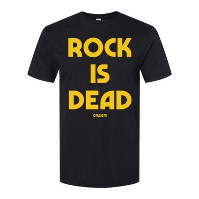 Creem Rock Is Dead Softstyle CVC T-Shirt