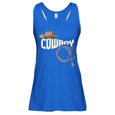 Cow Rodeo I Rodeo Riding Lovers I Cow Gift Ladies Essential Flowy Tank