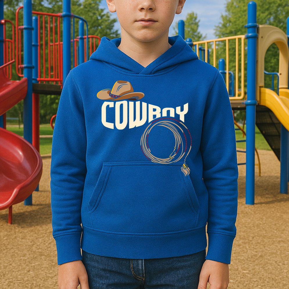 Cow Rodeo I Rodeo Riding Lovers I Cow Gift Kids Hoodie