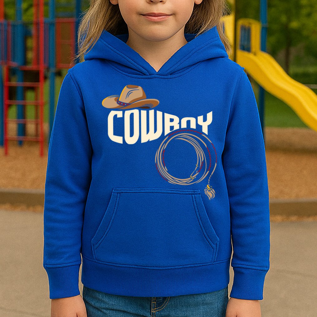Cow Rodeo I Rodeo Riding Lovers I Cow Gift Kids Hoodie