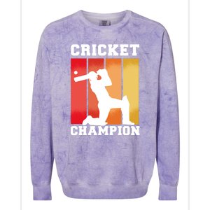 Cricket Player Champion Colorblast Crewneck Sweatshirt