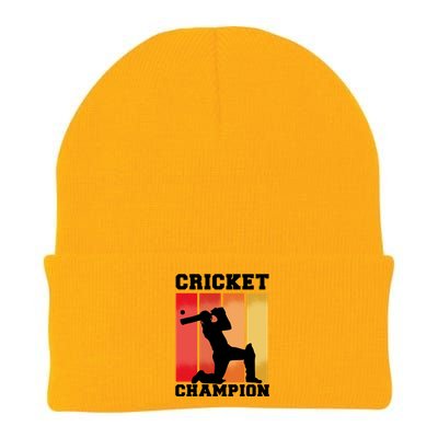 Cricket Player Champion Knit Cap Winter Beanie