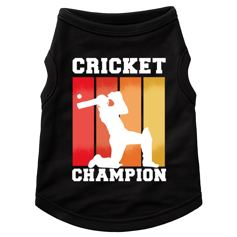 Cricket Player Champion Doggie Tank