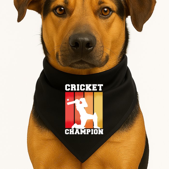 Cricket Player Champion USA-Made Doggie Bandana