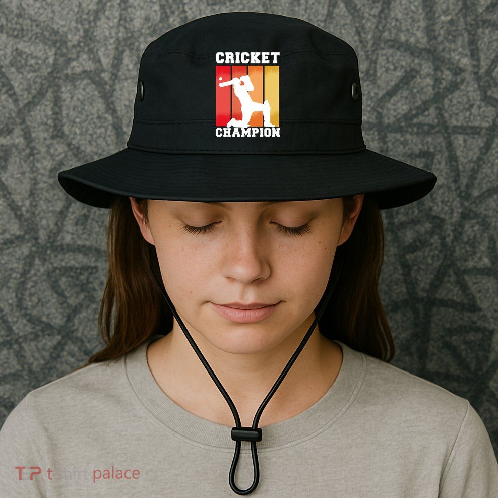Cricket Player Champion Legacy Cool Fit Booney Bucket Hat