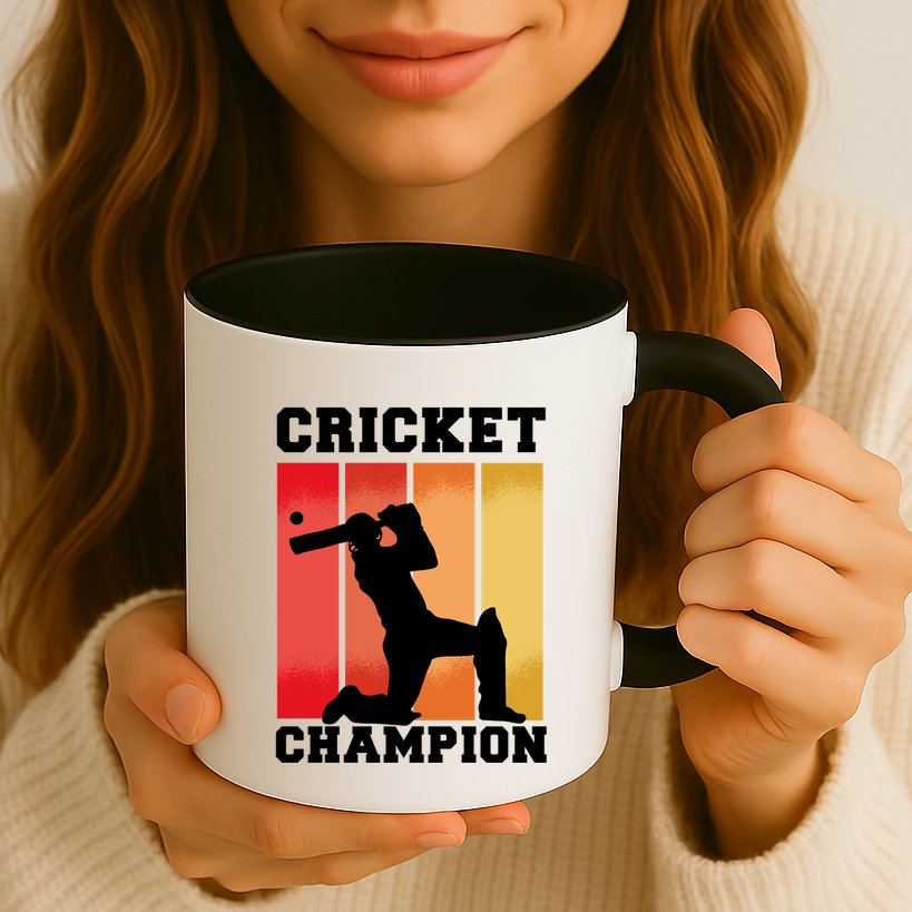 Cricket Player Champion Mug