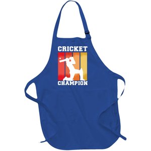 Cricket Player Champion Full-Length Apron With Pockets