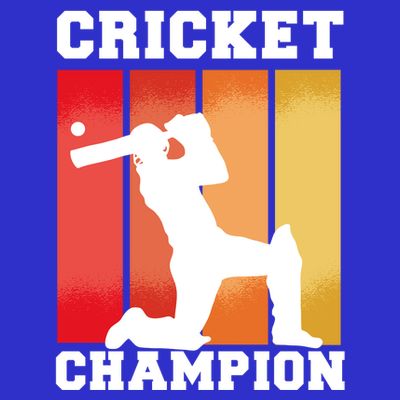 Cricket Player Champion T-Shirt