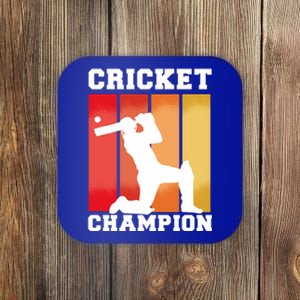 Cricket Player Champion Coaster