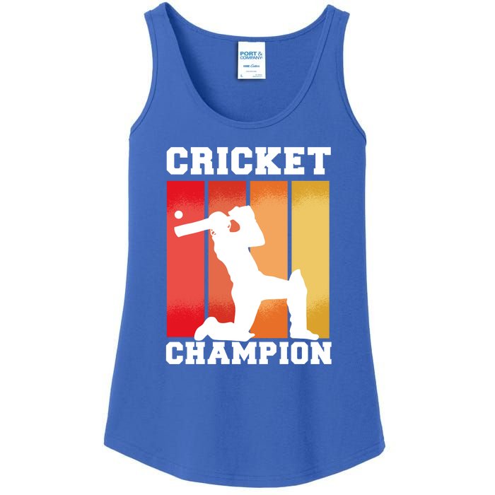 Cricket Player Champion Ladies Essential Tank