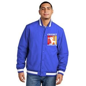 Cricket Player Champion Insulated Varsity Jacket