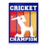 Cricket Player Champion Poster