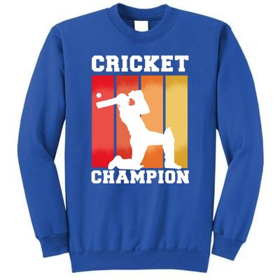 Cricket Player Champion Tall Sweatshirt