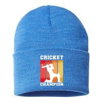 Cricket Player Champion Sustainable Knit Beanie