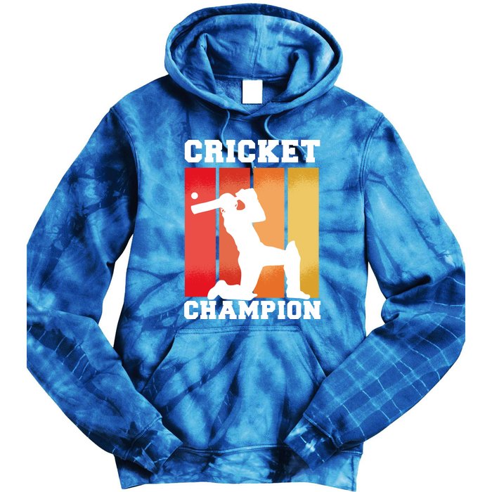 Cricket Player Champion Tie Dye Hoodie