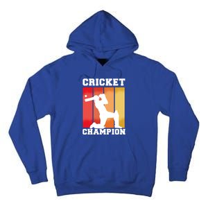 Cricket Player Champion Tall Hoodie