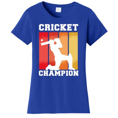 Cricket Player Champion Women's T-Shirt