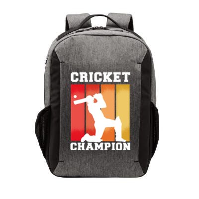 Cricket Player Champion Vector Backpack