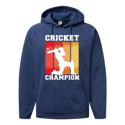 Cricket Player Champion Performance Fleece Hoodie