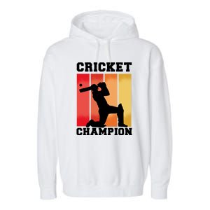 Cricket Player Champion Garment-Dyed Fleece Hoodie