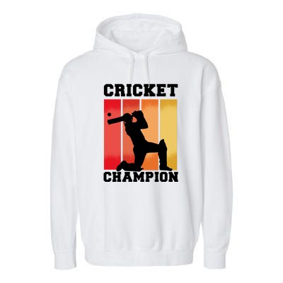 Cricket Player Champion Garment-Dyed Fleece Hoodie