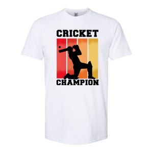 Cricket Player Champion Softstyle CVC T-Shirt