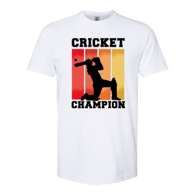 Cricket Player Champion Softstyle® CVC T-Shirt