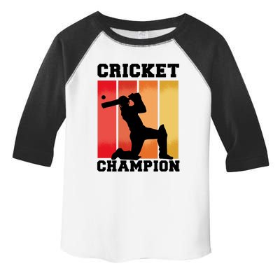 Cricket Player Champion Toddler Fine Jersey T-Shirt