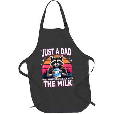 Cute Raccoon Just A Dad Who Always Came Back With The Milk Apron