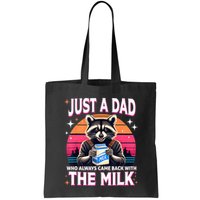 Cute Raccoon Just A Dad Who Always Came Back With The Milk Bag