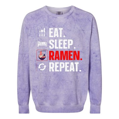 Cool Ramen Japanese Ramen Noodles Lover Colorblast Crewneck Sweatshirt