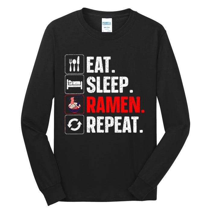 Cool Ramen Japanese Ramen Noodles Lover Tall Long Sleeve T-Shirt