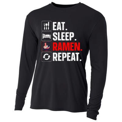 Cool Ramen Japanese Ramen Noodles Lover Cooling Performance Long Sleeve Crew