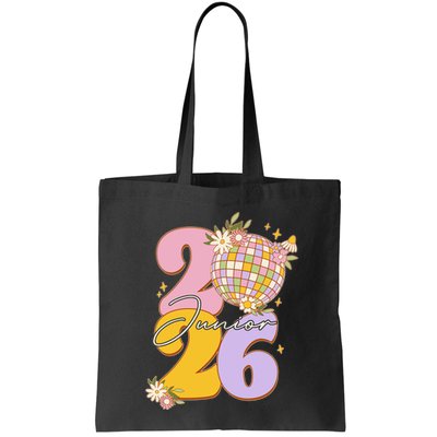 Cute Retro Junior 2026 Disco Ball Flowers Bag