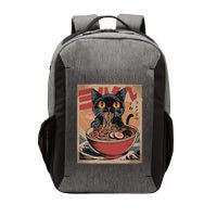 Cat Ramen Japanese Funny Graphic Kawaii Cat Anime Vector Backpack