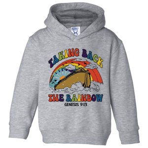 Christian Rainbow Jesus Rainbow Toddler Hoodie