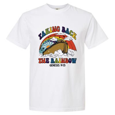 Christian Rainbow Jesus Rainbow Garment-Dyed Heavyweight T-Shirt