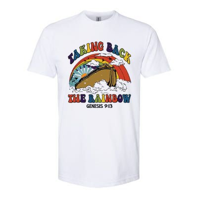 Christian Rainbow Jesus Rainbow Softstyle CVC T-Shirt